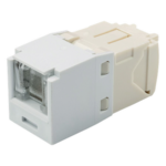 PANDUIT CJH688TGWH – Conector Jack RJ45 / Categoría 6 / Terminación sin Herramientas / Mini-Com / 8 Posiciones 8 Cables / Color Blanco