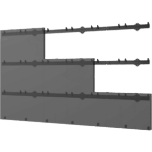 PEERLESS LEDUNVS5X6 – Sistema de Montaje Universal para paneles LED dvLED / SEAMLESS Connect / 5x6 Paneles / Capacidad (284.1 kg) / Aluminio / Ajuste de Precisión / Hasta 135" 3.05 x 1.69 m
