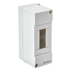 CHINT CD20S02 – Caja de Distribución / IP20 / 2 Módulos / Montaje Sobreponer / Riel DIN / IK08 / -25°C a +45°C