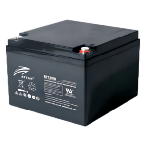 RITAR RT12260 – Batería AGM-VRLA / 12 Vcc / 26 Ah / Terminales M5 / Vida Útil 6 a 8 Años / Resistente a Altas Temperaturas