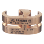PANDUIT GCE1/0-1/0-L – Conector de Conexión a Tierra tipo E / Cobre 6 AWG SOL a 1/0 AWG STR (16–50 mm²) / Diseño Multiconductor / UL467 y CSA / IEEE 837-2002