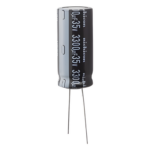 SYSCOM 647-UVR1V332MHD – Capacitor Electrolítico de Aluminio / 3300 µF / 35V / ±20% / 16x35.5 mm (0.63x1.40 in)