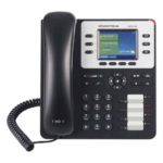 GRANDSTREAM GXP-2130 – Teléfono IP Empresarial / 3 Líneas SIP / Pantalla TFT LCD 2.8 Pulgadas / 8 Teclas BLF / Conferencia 4 Vías / PoE / Bluetooth / Dual Gigabit Ethernet