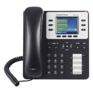 GRANDSTREAM GXP-2130 – Teléfono IP Empresarial / 3 Líneas SIP / Pantalla TFT LCD 2.8 Pulgadas / 8 Teclas BLF / Conferencia 4 Vías / PoE / Bluetooth / Dual Gigabit Ethernet