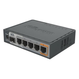 MIKROTIK RB760IGS – Router / Dual Core 880 MHz / 5x Gigabit / SFP 1.25 Gbps / PoE In/Out / 256 MB RAM