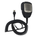 TXPRO TXH222 – Micrófono para Radio Móvil / Conector 8 Pines / IP54 / Cable Kevlar 40 kg / PTT para Guantes / Grado Médico