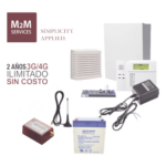 HONEYWELL HOME RESIDEO KITVISTAMINI – Kit de Alarma Híbrida / Panel 48 Zonas / Comunicador 4G LTE-M/5G / Sirena 15 W / 2 Años de Datos Incluidos