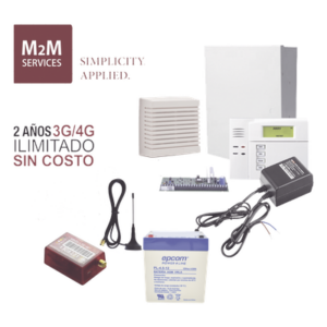 HONEYWELL HOME RESIDEO KITVISTAMINI – Kit de Alarma Híbrida / Panel 48 Zonas / Comunicador 4G LTE-M/5G / Sirena 15 W / 2 Años de Datos Incluidos