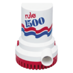 RULE 03 – Bomba de Achique Sumergible / 1,500 GPH / 24V CD / Acero Inoxidable / Protección Térmica / Certificación CE e ISO 8849