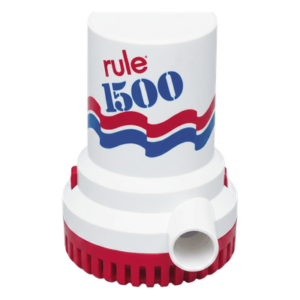 RULE 03 – Bomba de Achique Sumergible / 1,500 GPH / 24V CD / Acero Inoxidable / Protección Térmica / Certificación CE e ISO 8849