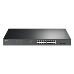 TP-LINK TL-SG1218MPE – Switch PoE / 16 Puertos Gigabit / 2 SFP / 192W / 34 VLANs / 23.8 Mpps