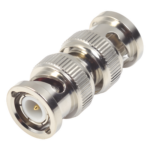 RF INDUSTRIES,LTD RFB-1733 – Adaptador Coaxial / BNC Macho a BNC Macho / 75 Ohm / Montaje en Línea / Cuerpo Niquelado / Contacto Oro / Aislante Teflón