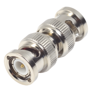 RF INDUSTRIES,LTD RFB-1733 – Adaptador Coaxial / BNC Macho a BNC Macho / 75 Ohm / Montaje en Línea / Cuerpo Niquelado / Contacto Oro / Aislante Teflón