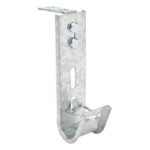 CHAROFIL CH-J25-EZ – Soporte J-Hook para Cableado Estructurado / Capacidad 7 Cables Cat6 / Acero al Carbón / Montaje Pared y Techo / Interior