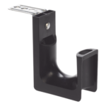 PANDUIT JP2CMB-L20 – Sujetador tipo J-Hook / Soporte techo M5-M6-M10 / Capacidad 46 cables Cat6 / Carga 13.61 kg / Nylon 6.6 negro / 1 pieza