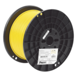 PANDUIT PUR6AHD04YL-G – Bobina de Cable UTP Cat6A / 23 AWG / CMR Riser / 305 m (1000 pies) / 6.2 mm Diámetro / 650 MHz / 10GBase-T