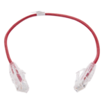 LINKEDPRO BY EPCOM LP-UT6-030-RD28 – Cable de Parcheo / UTP Cat6 / 30 cm (0.98 ft) / 28 AWG / Slim / Rojo