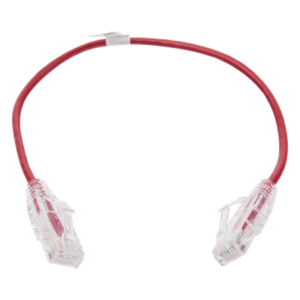 LINKEDPRO BY EPCOM LP-UT6-030-RD28 – Cable de Parcheo / UTP Cat6 / 30 cm (0.98 ft) / 28 AWG / Slim / Rojo