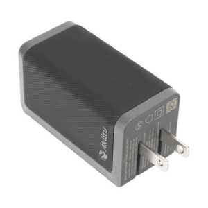 EZVIZ AK-PAG65PN-65W – Cargador de Pared GaN III / 65W Máxima / 3 Puertos / 2 USB-C + 1 USB-A / PD 3.0 y QC 4.0 / Enchufe Plegable / 6 Protecciones de Seguridad