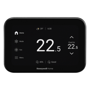 HONEYWELL HOME RESIDEO THX1200B6 – Termostato Inteligente / Pantalla Táctil 5" / Control IAQ / 4H/2C Bomba de Calor / Wi-Fi Bluetooth Matter / Sensor Ocupación