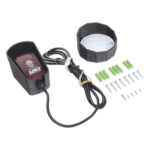 DKS DOORKING 8080-057 – Fotocelda Reflectiva / Alcance 10 m (33 ft) / 12-30 VDC / Contactos NC-NO / Montaje Vertical