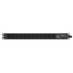 PANDUIT E12D13M – PDU ES2P Monitoreable (MI) para Distribución de Energía, Enchufe de Entrada NEMA L6-20P, Con 12 Salidas C13, Horizontal 19in, 120 Vca, 20 Amp, 1 UR