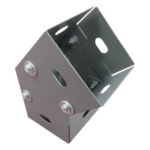 CHAROFIL CH-DCH45100L – Codo Horizontal de Derivación / 45 Grados / 100 x 100 mm (4 x 4 pulg) / Acero al Carbón / Ducto CH-DC-100X100L