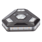 EPCOM INDUSTRIAL SIGNALING XLTE1985A – Luz de Advertencia LED / 900 Lúmenes / 12 Patrones de Destello / Sincronización Inalámbrica / IP67 / Batería 20 Horas / Montaje Magnético