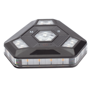 EPCOM INDUSTRIAL SIGNALING XLTE1985A – Luz de Advertencia LED / 900 Lúmenes / 12 Patrones de Destello / Sincronización Inalámbrica / IP67 / Batería 20 Horas / Montaje Magnético