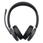 YEALINK BH74-WITH-STAND-TEAMS-USB-C/A – Auriculares Inalámbricos Bluetooth / Cancelación Activa de Ruido Híbrida / Bluetooth 5.3 con Adaptador USB C&A / 32 Horas de Conversación / Base de Carga