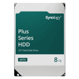 SYNOLOGY HAT3320-8T – Disco Duro SATA 3.5" / 8 TB / CMR / SATA 6 Gb/s / 180 TB/año / MTBF 1.2 Millones de Horas