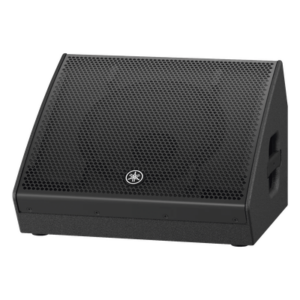 YAMAHA DHR12M – Altavoz autoamplificado / 12 in / 1000W Clase-D / Coaxial 1.75 in / Madera contrachapada / 19.7 x 13.5 x 17.9 in