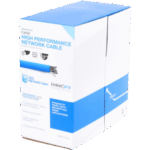 LINKEDPRO BY EPCOM PRO-CAT-6-LITE-V2 – Cable de Red UTP / Cat6 / 24 AWG / 305 m (1000 ft) / 100% Cobre / 250 MHz / CM / Interior / Azul