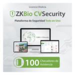 ZKTECO ZKCVTAP100 – Licencia de Software / Gestión de 100 Dispositivos / Control de Tiempo y Asistencia / Compatible InBioPro-InBio-APX-Green Label