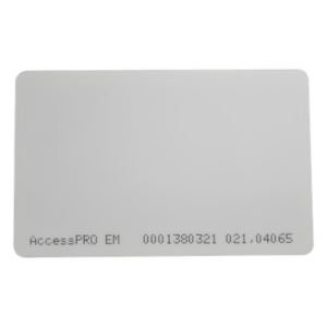 ACCESSPRO ACCESS-ISO-CARD – Tarjeta Proximidad / 125 kHz / EM4100 / 0.1 mm / Imprimible Doble Cara / 85.6 x 54 mm