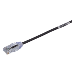PANDUIT UTP28SP6INBL – Cable de Parcheo UTP / Cat6 / 28AWG / Diámetro Reducido 3.8 mm / 15.2 cm (6 in) / Negro / CM/LSZH