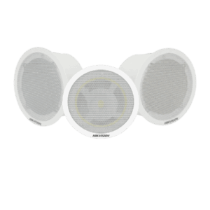 HIKVISION DS-QAZ-KIT203-BS – Kit Altavoz IP / Principal + 2 Secundarias / Bluetooth / PoE+ / 4 GB / Voceo y Calendarización de Audios