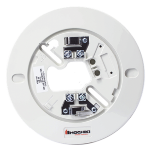 HOCHIKI NS6-100 – Base para Detector Convencional / 6" / 2 y 4 Hilos / 24 Vcd / Contactos Relé Forma C / Resistencia Limitadora Integrada