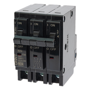 CHINT B2QP340E – Interruptor Termomagnético Enchufable / 3 Polos / 40A / 240V / Capacidad Interruptiva 10kA / Rango -30 a 70°C