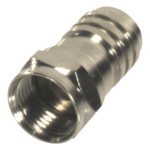RF INDUSTRIES,LTD RFF-1402-D – Conector Coaxial F Macho / Plegable / RG-59/U / 75 Ohm / Cuerpo Níquel / 24 mm