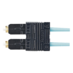 PANDUIT FSC2DMCXAQ – Conector de Fibra Óptica SC Duplex / Multimodo OM3/OM4 50/125 µm / Pre-pulido / Férula Zirconia / 900 µm Tight Buffer / Color Aqua