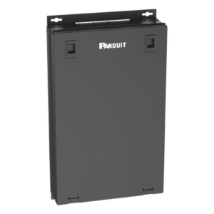PANDUIT CPB48BL – Caja de Consolidación / 48 Puertos / 2 UR / Acero / Montaje Piso-Pared-Techo / 12.1x3.75x19.35 in
