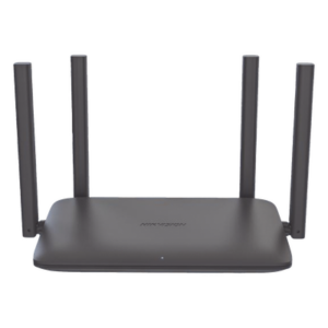 HIKVISION DS-3WR15X – Router Wi-Fi 6 / Hasta 1500 Mbps / Dual Band 2.4 y 5 GHz / 4 Puertos Gigabit / 4 Antenas / MESH / Beamforming MU-MIMO