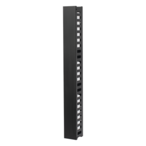 LINKEDPRO BY EPCOM LPVM24U – Organizador Vertical de Cable / 24U / Acero Sólido / 260 Cables CAT5E / Compatible Racks EIRL y EIQR