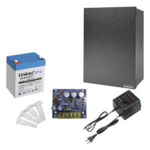 EPCOM POWERLINE KIT16B3LK5 – Kit Fuente de Poder con Batería de Respaldo / 12 VCC 4 A / Batería AGM 12 V 5.5 Ah / Transformador 16-24 VCA / Gabinete Interior