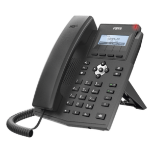 FANVIL X1SG – Teléfono IP Empresarial / 2 Líneas SIP / Pantalla LCD 2.28" 128x48 / Audio HD Opus / Puertos Gigabit / PoE 802.3af / Conferencia 3 Vías / EHS Jabra