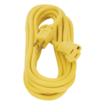 SURTEK SYS-136171 – Extensión Eléctrica de Uso Rudo / 5 m (16.4 ft) / 127 V CA / 10 A / 16 AWG / NEMA 5-15R / Aterrizada