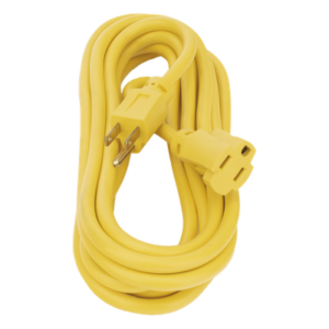 SURTEK SYS-136171 – Extensión Eléctrica de Uso Rudo / 5 m (16.4 ft) / 127 V CA / 10 A / 16 AWG / NEMA 5-15R / Aterrizada