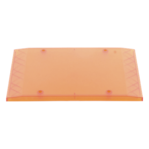 EPCOM INDUSTRIAL SIGNALING Z67-DMA – Domo Central de Repuesto / Color Ámbar / Policarbonato UV / Compatible con Barra X67A / Uso Industrial