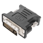 EPCOM POWERLINE DVI-VGA – Adaptador DVI / Macho a VGA Hembra / 1080p / Conectores Chapados en Oro